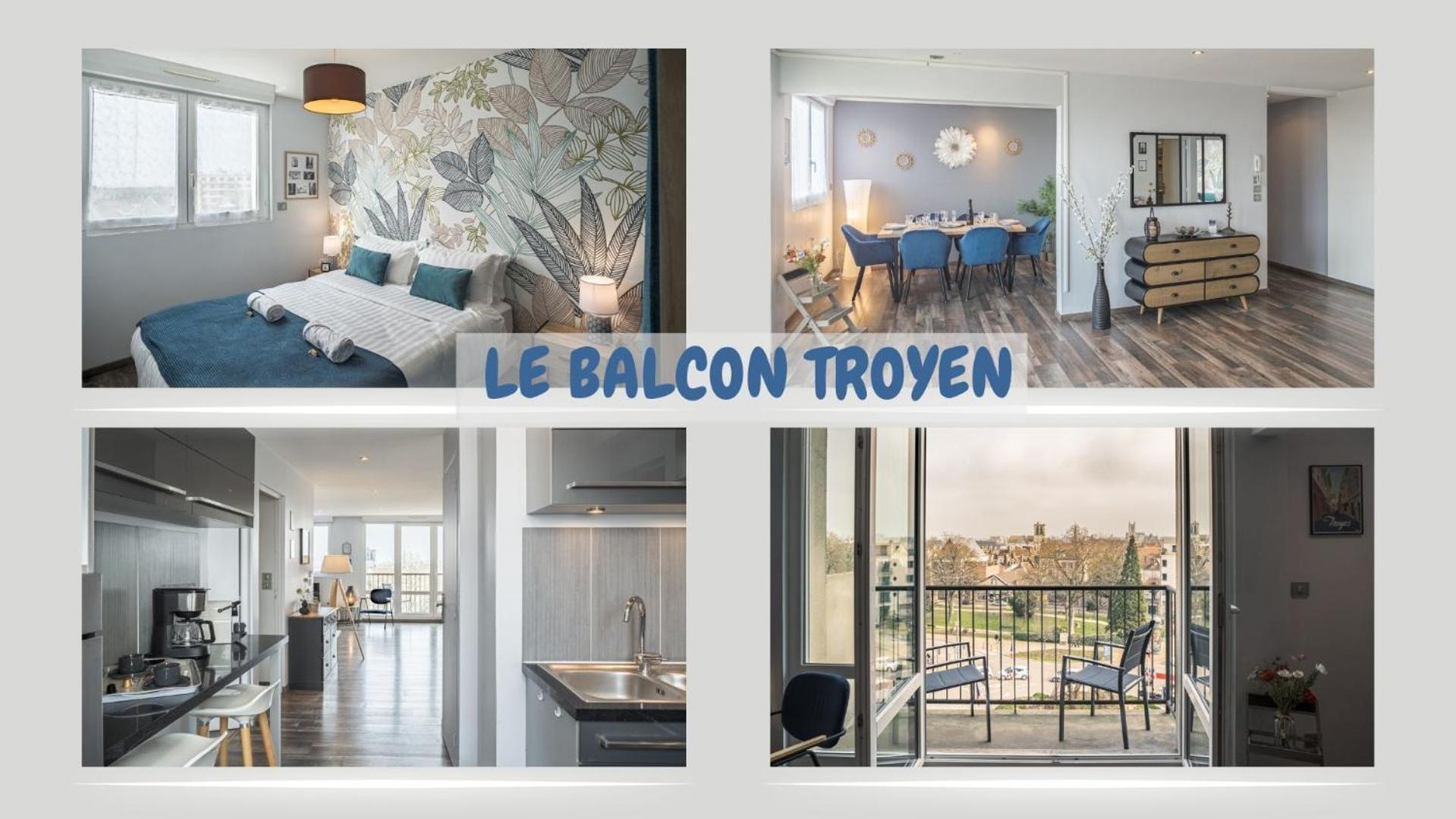 特鲁瓦Le Balcon Troyen - Proche Hypercentre - 4 Pers.公寓 外观 照片